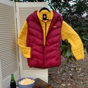 Redskins 3-in1 Puffer Jacket/Vest Combo (Damaged-see pics)